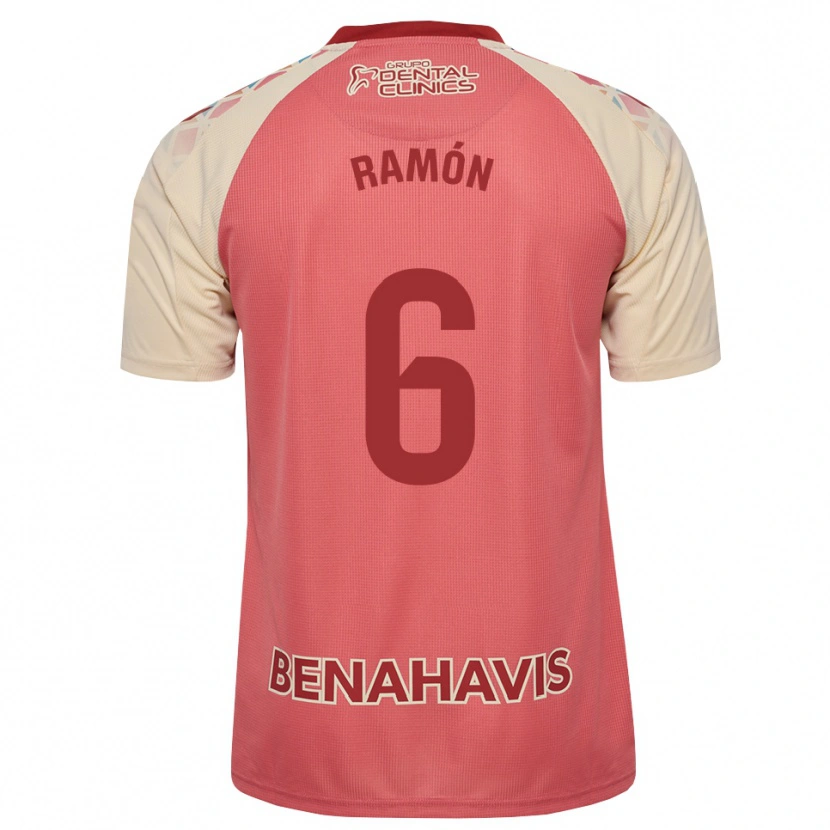 Danxen Kvinnor Ramón Enríquez #6 Ljus Rosa Röd Blå Bortatröja Matchtröjor 2026/27 Tröjor T-Tröja