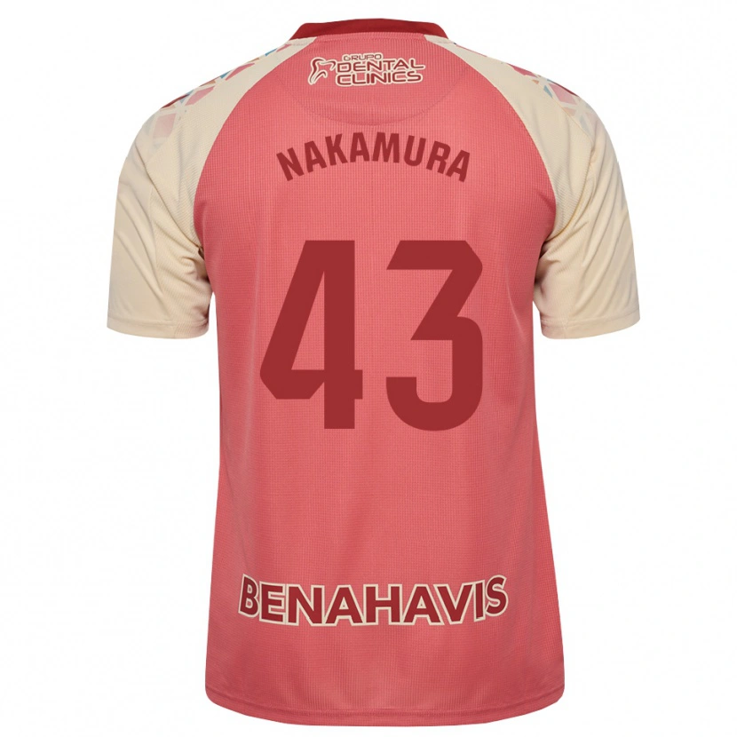 Danxen Kvinnor Mare Nakamura #43 Ljus Rosa Röd Blå Bortatröja Matchtröjor 2026/27 Tröjor T-Tröja