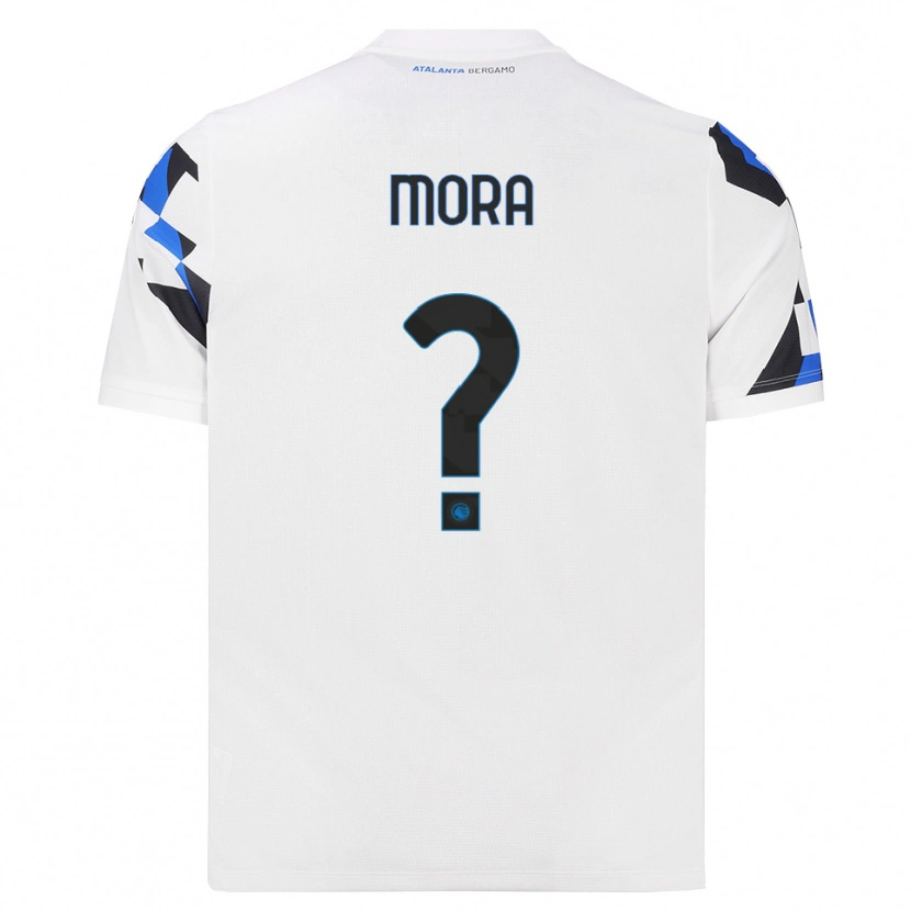 Danxen Kvinnor Christian Mora #0 Vit Röd Blå Bortatröja Matchtröjor 2026/27 Tröjor T-Tröja