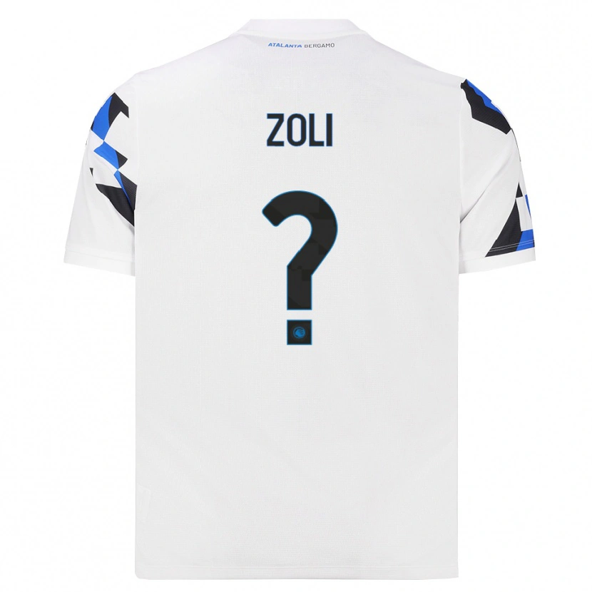 Danxen Kvinnor Jacopo Zoli #0 Vit Röd Blå Bortatröja Matchtröjor 2026/27 Tröjor T-Tröja