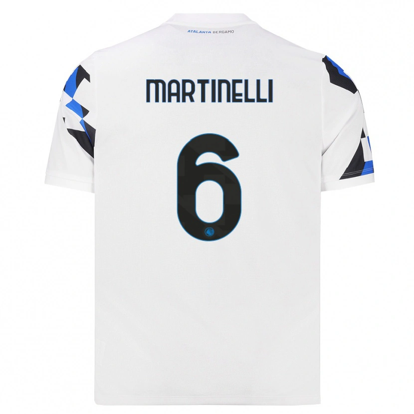 Danxen Kvinnor Gabriel Martinelli #6 Vit Röd Blå Bortatröja Matchtröjor 2026/27 Tröjor T-Tröja