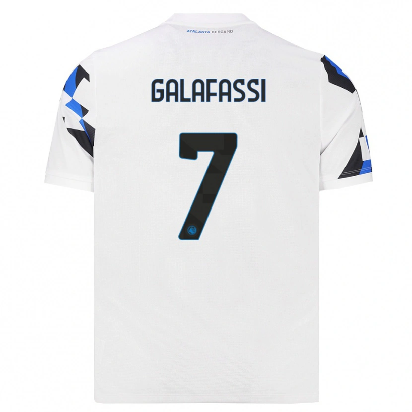 Danxen Kvinnor Filippo Galafassi #7 Vit Röd Blå Bortatröja Matchtröjor 2026/27 Tröjor T-Tröja