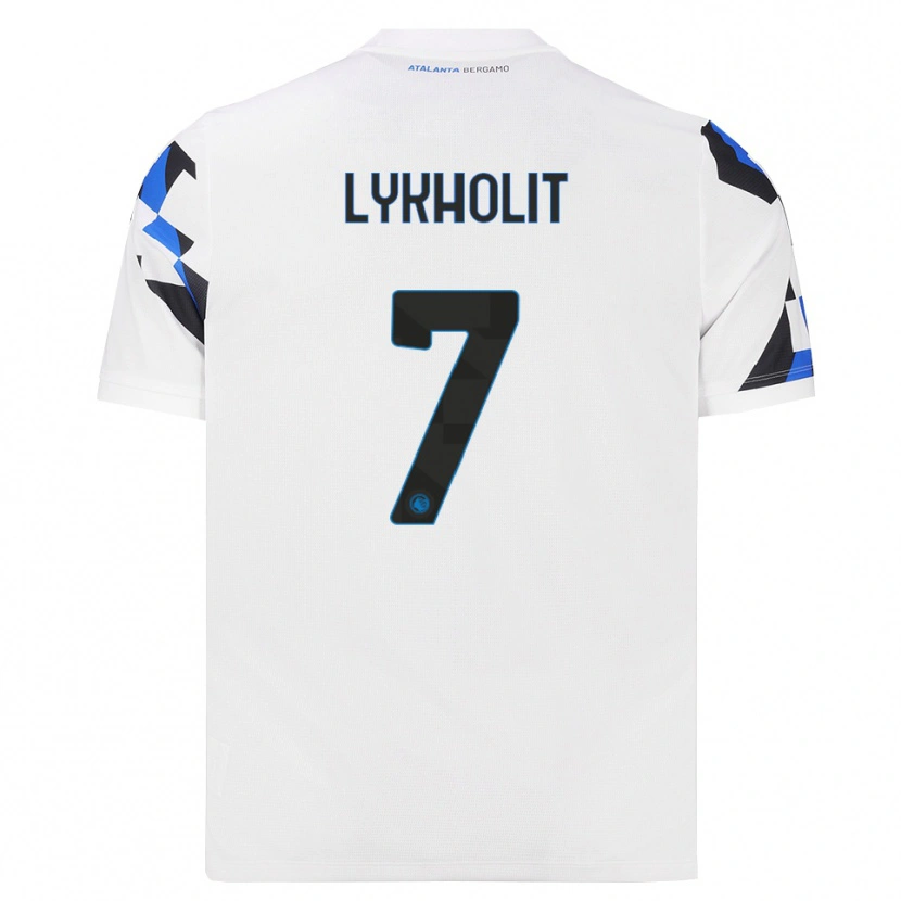 Danxen Kvinnor Ivan Lykholit #7 Vit Röd Blå Bortatröja Matchtröjor 2026/27 Tröjor T-Tröja