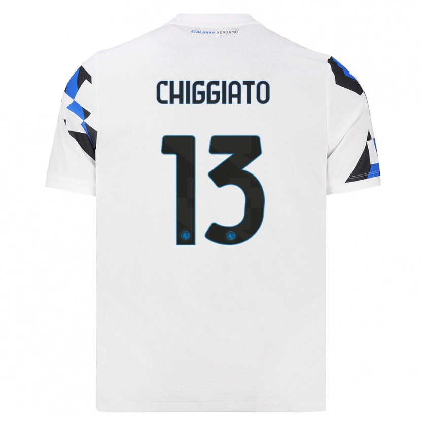 Danxen Kvinnor Gabriele Chiggiato #13 Vit Röd Blå Bortatröja Matchtröjor 2026/27 Tröjor T-Tröja