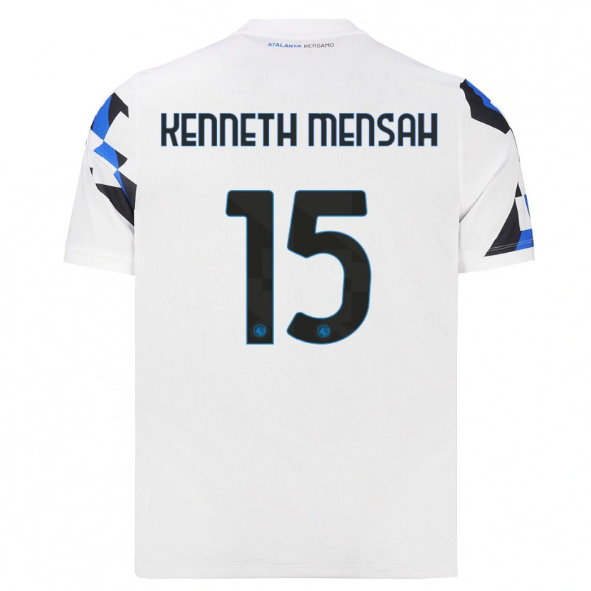 Danxen Kvinnor Anthony Kenneth Mensah #15 Vit Röd Blå Bortatröja Matchtröjor 2026/27 Tröjor T-Tröja