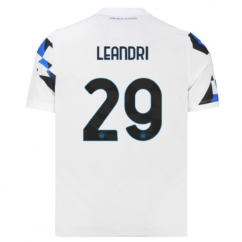 Danxen Kvinnor Marco Leandri #29 Vit Röd Blå Bortatröja Matchtröjor 2026/27 Tröjor T-Tröja