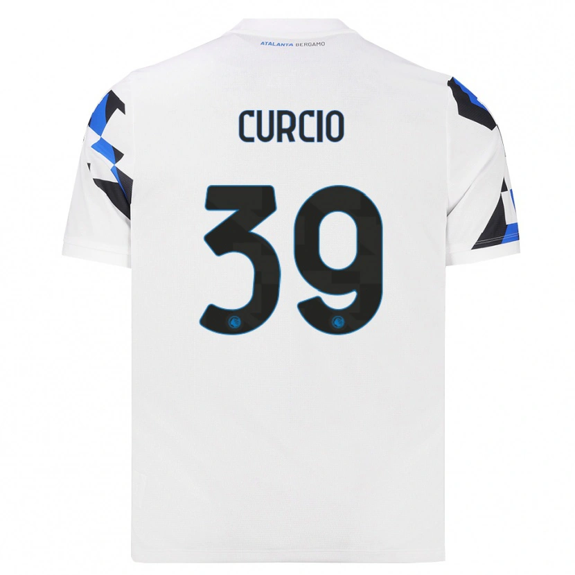 Danxen Kvinnor Daniel Curcio #39 Vit Röd Blå Bortatröja Matchtröjor 2026/27 Tröjor T-Tröja