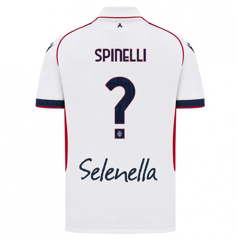 Danxen Kvinnor Giorgia Spinelli #0 Vit Röd Kunglig Blå Bortatröja Matchtröjor 2026/27 Tröjor T-Tröja