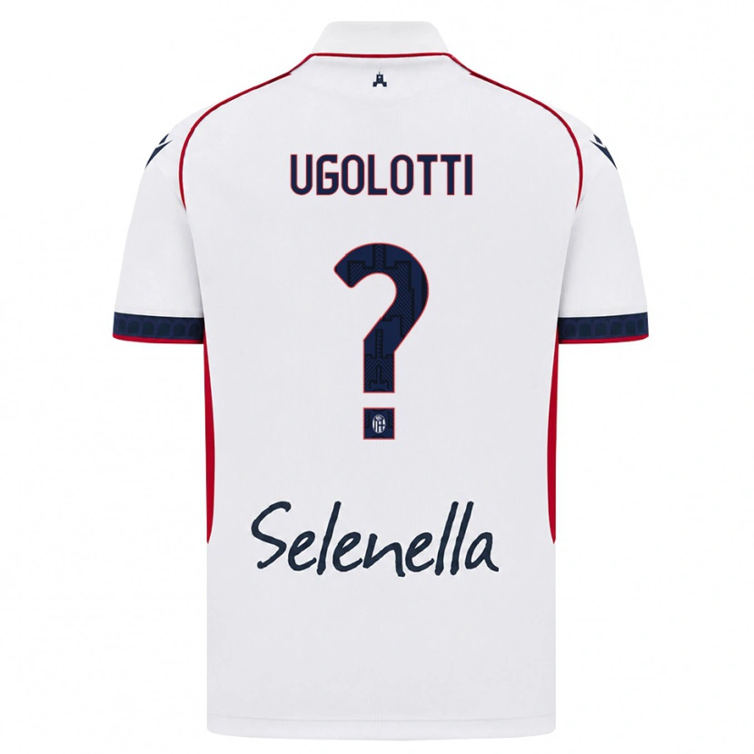 Danxen Kvinnor Alan Ugolotti #0 Vit Röd Kunglig Blå Bortatröja Matchtröjor 2026/27 Tröjor T-Tröja