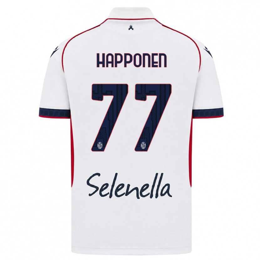 Danxen Kvinnor Ukko Happonen #77 Vit Röd Kunglig Blå Bortatröja Matchtröjor 2026/27 Tröjor T-Tröja