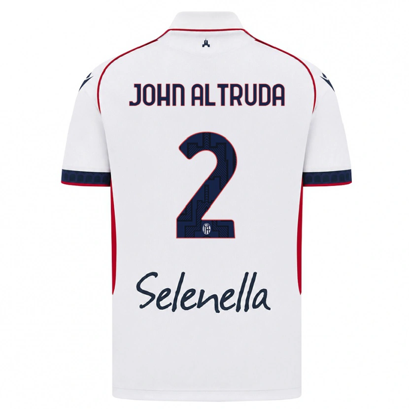 Danxen Kvinnor Alessandro John Altruda #2 Vit Röd Kunglig Blå Bortatröja Matchtröjor 2026/27 Tröjor T-Tröja