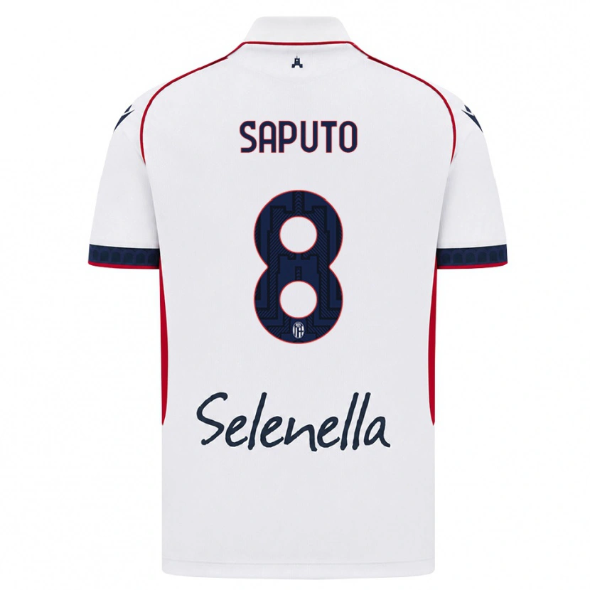 Danxen Kvinnor Jesse Saputo #8 Vit Röd Kunglig Blå Bortatröja Matchtröjor 2026/27 Tröjor T-Tröja