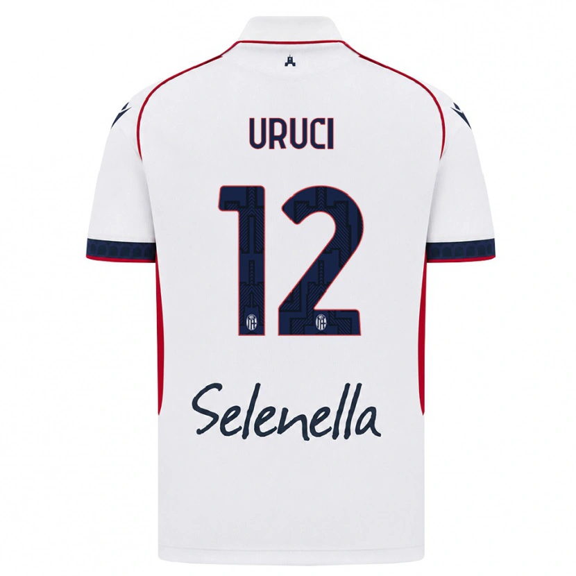 Danxen Kvinnor Klejton Uruci #12 Vit Röd Kunglig Blå Bortatröja Matchtröjor 2026/27 Tröjor T-Tröja