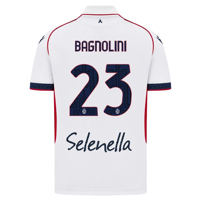 Danxen Kvinnor Nicola Bagnolini #23 Vit Röd Kunglig Blå Bortatröja Matchtröjor 2026/27 Tröjor T-Tröja
