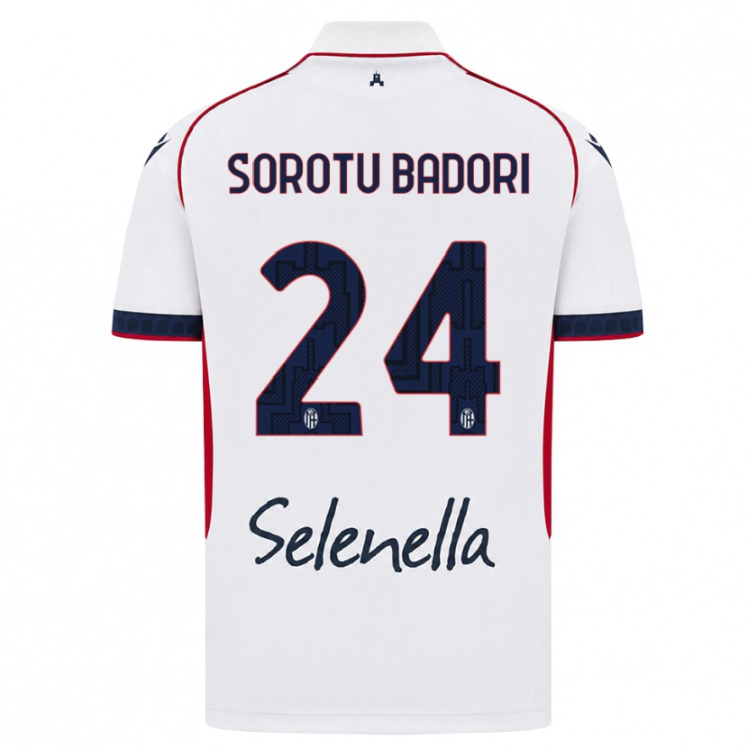Danxen Kvinnor Kwesi Sorotu Badori #24 Vit Röd Kunglig Blå Bortatröja Matchtröjor 2026/27 Tröjor T-Tröja