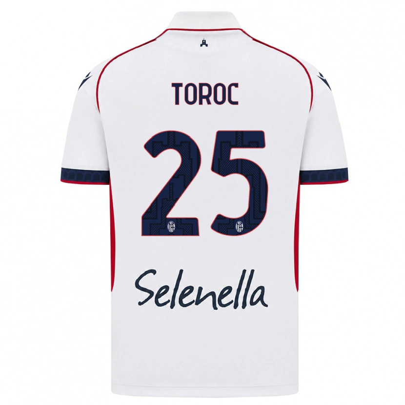 Danxen Kvinnor Andrei Toroc #25 Vit Röd Kunglig Blå Bortatröja Matchtröjor 2026/27 Tröjor T-Tröja