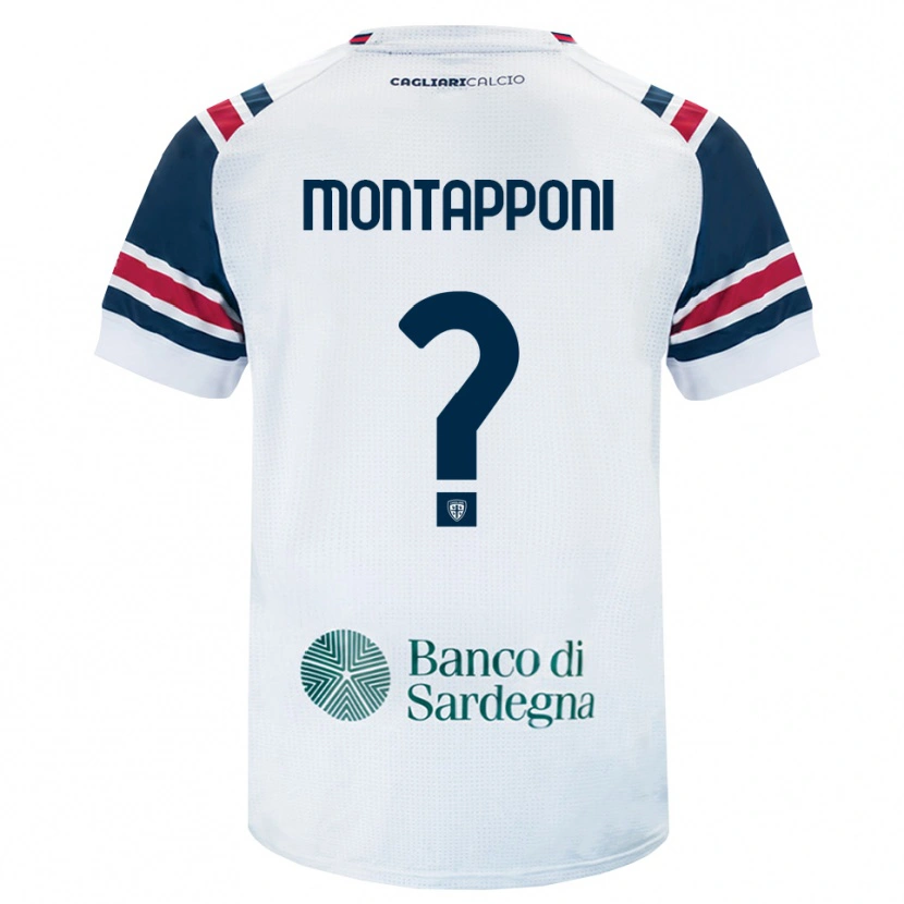 Danxen Kvinnor Leonardo Montapponi #0 Vit Röd Grön Bortatröja Matchtröjor 2026/27 Tröjor T-Tröja