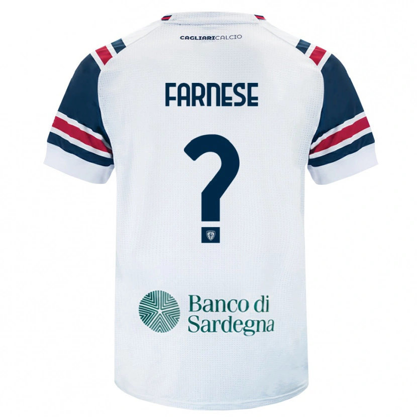 Danxen Kvinnor Matteo Farnese #0 Vit Röd Grön Bortatröja Matchtröjor 2026/27 Tröjor T-Tröja