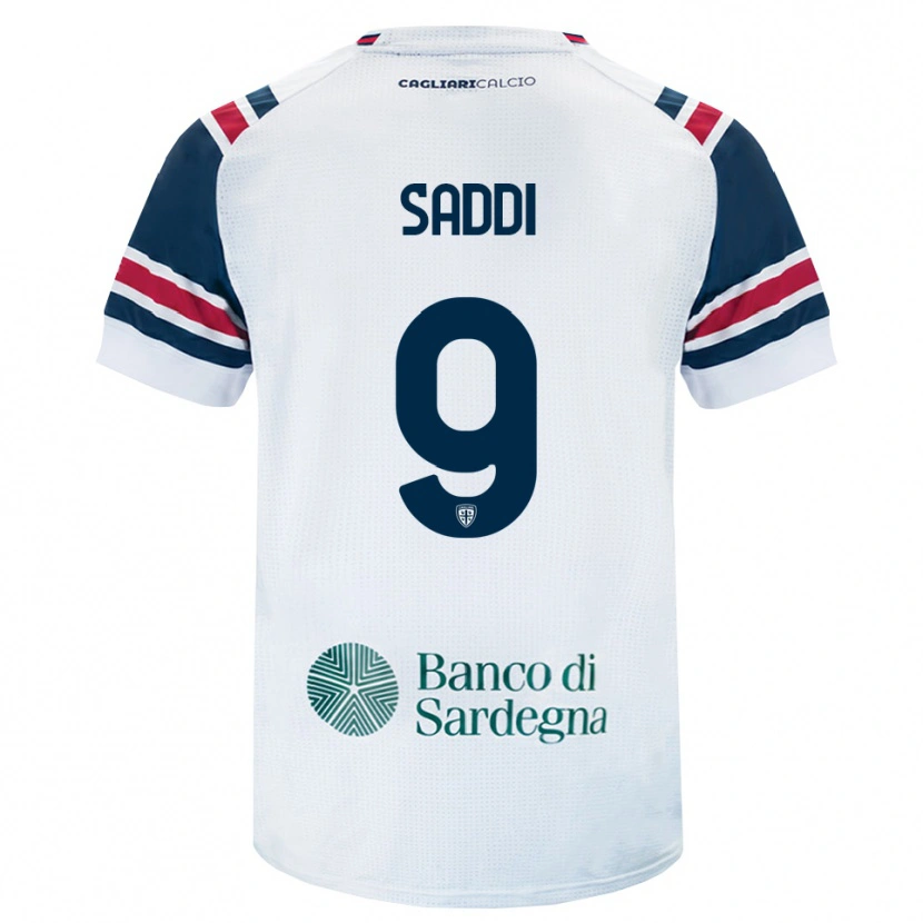 Danxen Kvinnor Gianluca Saddi #9 Vit Röd Grön Bortatröja Matchtröjor 2026/27 Tröjor T-Tröja