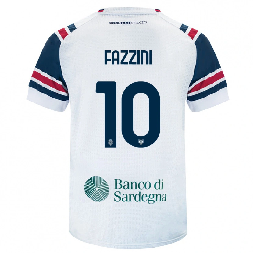 Danxen Kvinnor Jacopo Fazzini #10 Vit Röd Grön Bortatröja Matchtröjor 2026/27 Tröjor T-Tröja