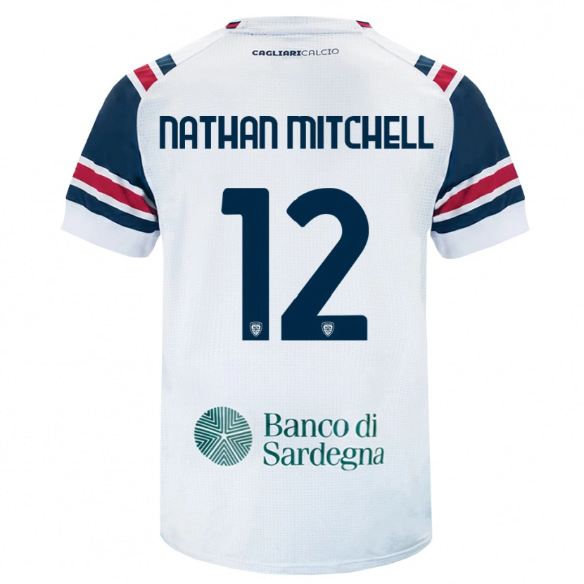 Danxen Kvinnor Anton Nathan Mitchell #12 Vit Röd Grön Bortatröja Matchtröjor 2026/27 Tröjor T-Tröja