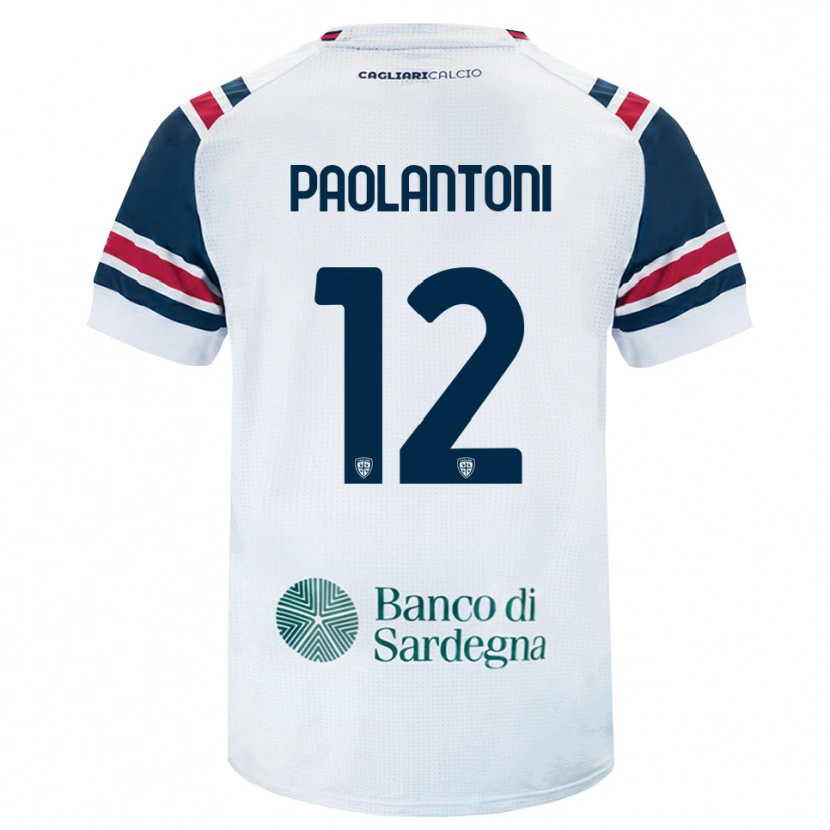 Danxen Kvinnor Davide Paolantoni #12 Vit Röd Grön Bortatröja Matchtröjor 2026/27 Tröjor T-Tröja