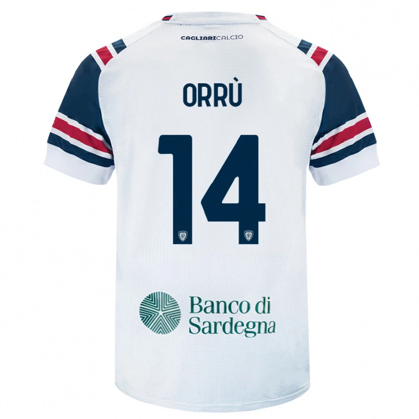 Danxen Kvinnor Gabriele Orrù #14 Vit Röd Grön Bortatröja Matchtröjor 2026/27 Tröjor T-Tröja