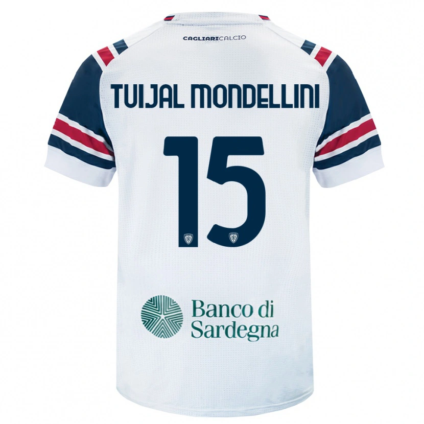 Danxen Kvinnor Luca Tuijai Mondellini #15 Vit Röd Grön Bortatröja Matchtröjor 2026/27 Tröjor T-Tröja