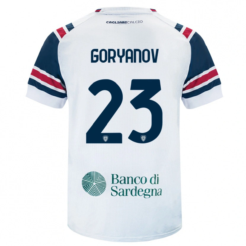 Danxen Kvinnor Kristiyan Goryanov #23 Vit Röd Grön Bortatröja Matchtröjor 2026/27 Tröjor T-Tröja