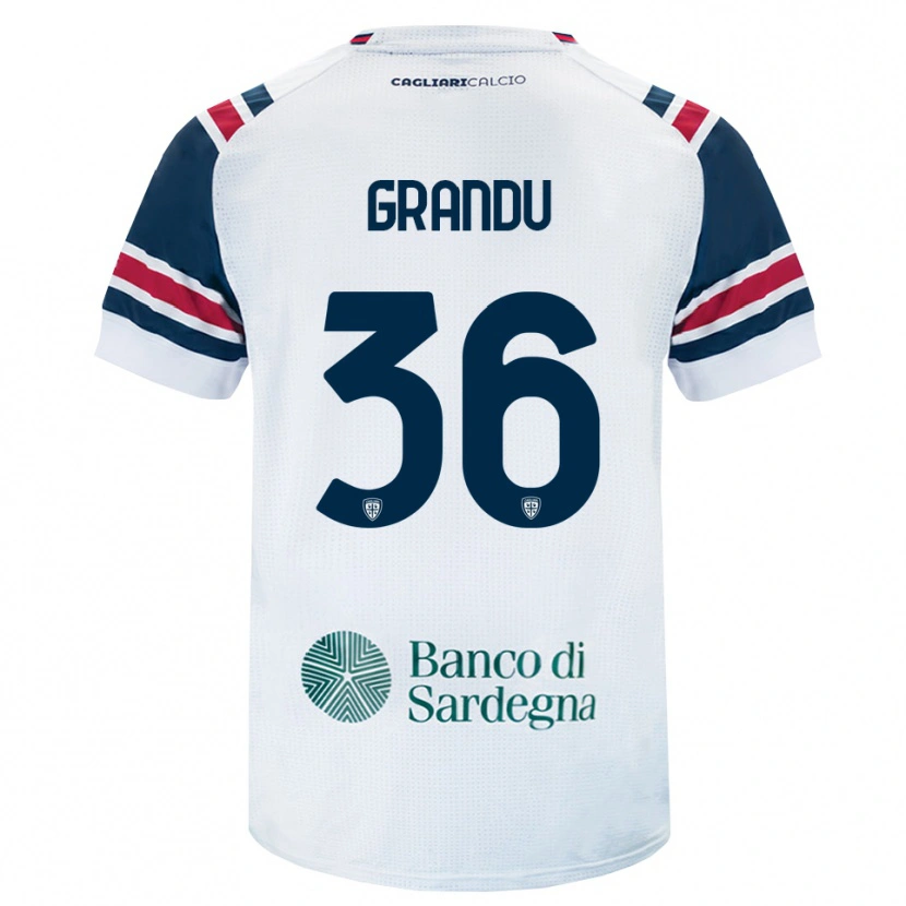Danxen Kvinnor Nicola Grandu #36 Vit Röd Grön Bortatröja Matchtröjor 2026/27 Tröjor T-Tröja