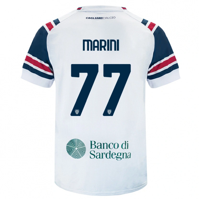 Danxen Kvinnor Matteo Marini #77 Vit Röd Grön Bortatröja Matchtröjor 2026/27 Tröjor T-Tröja
