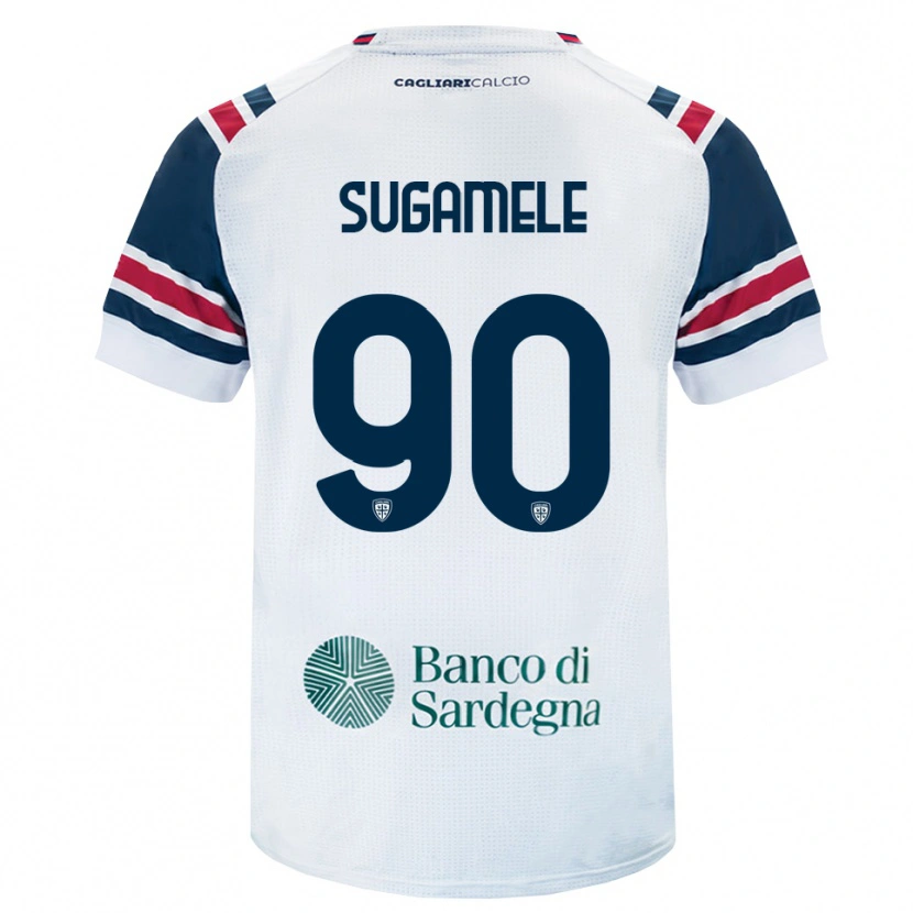 Danxen Kvinnor Alessandro Sugamele #90 Vit Röd Grön Bortatröja Matchtröjor 2026/27 Tröjor T-Tröja