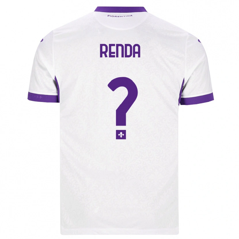 Danxen Kvinnor Thomas Renda #0 Vit Lila Bortatröja Matchtröjor 2026/27 Tröjor T-Tröja