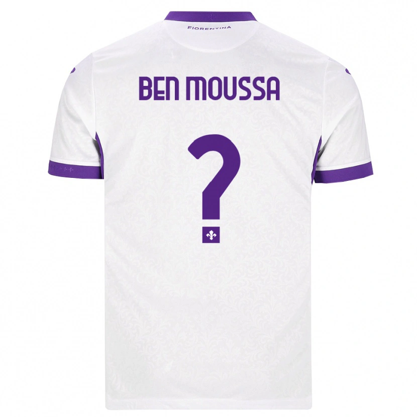 Danxen Kvinnor Mehdi Ben Moussa #0 Vit Lila Bortatröja Matchtröjor 2026/27 Tröjor T-Tröja