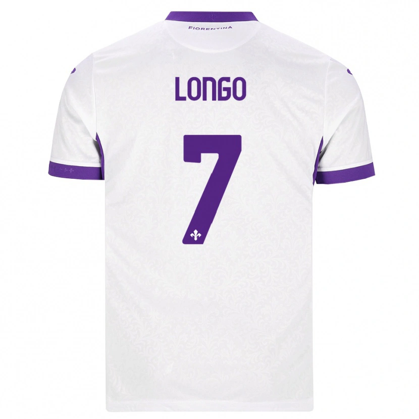 Danxen Kvinnor Miriam Longo #7 Vit Lila Bortatröja Matchtröjor 2026/27 Tröjor T-Tröja