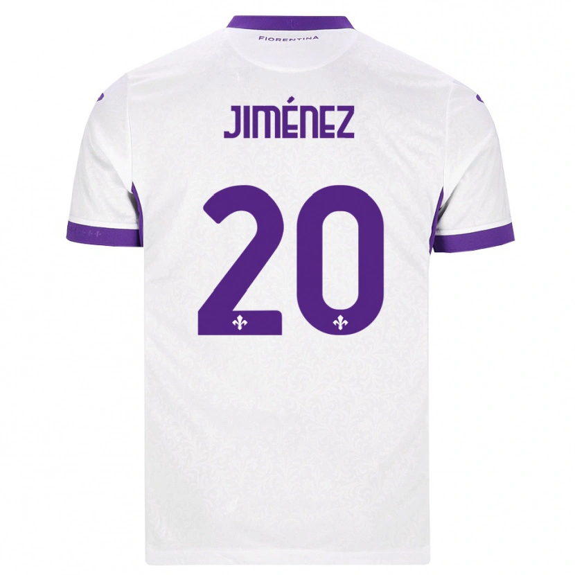 Danxen Kvinnor Álex Jiménez #20 Vit Lila Bortatröja Matchtröjor 2026/27 Tröjor T-Tröja