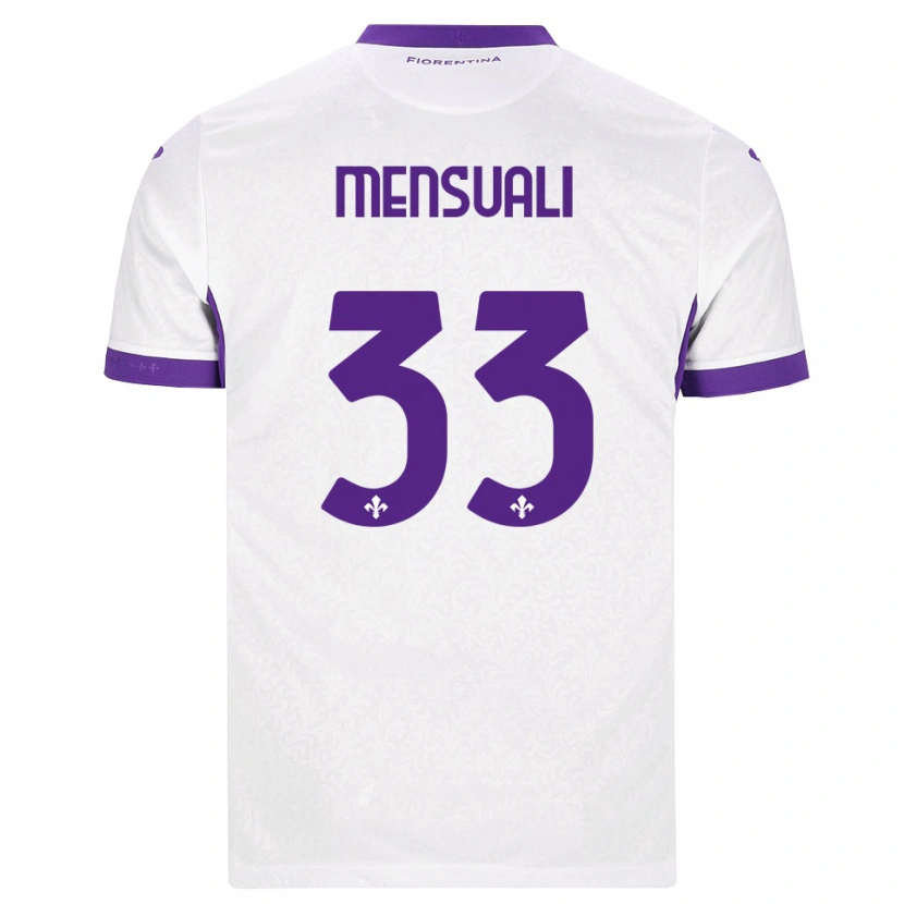 Danxen Kvinnor Alice Mensuali #33 Vit Lila Bortatröja Matchtröjor 2026/27 Tröjor T-Tröja