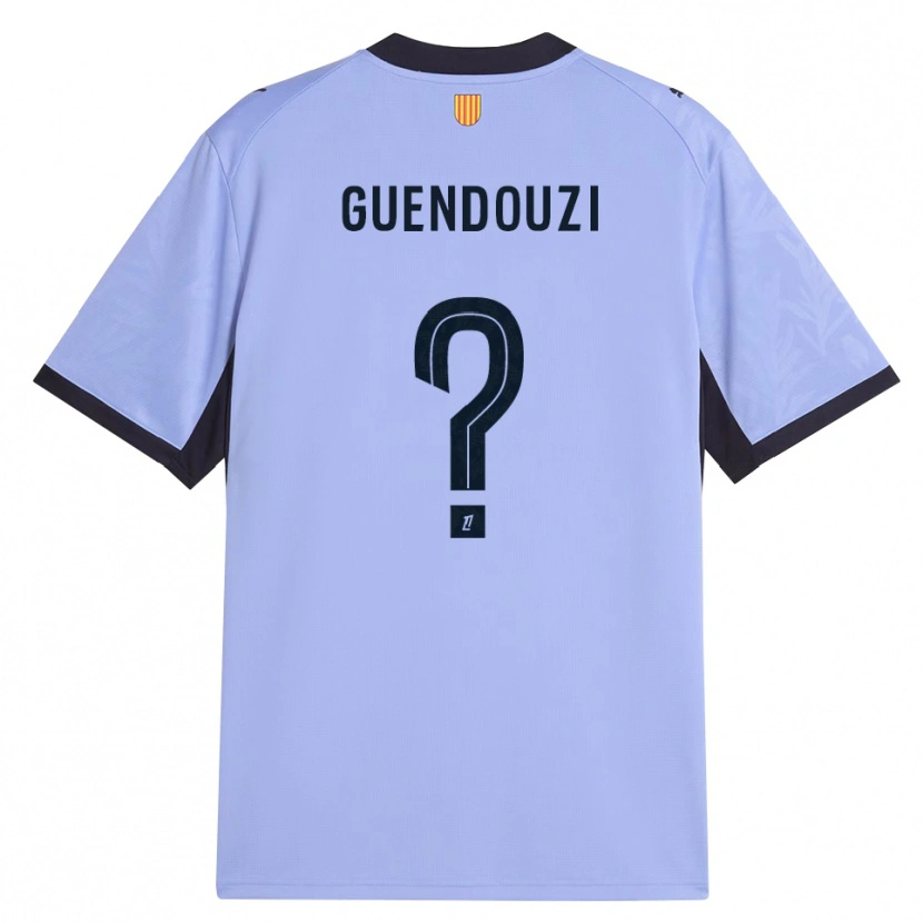 Danxen Kvinnor Milan Guendouzi #0 Lavendel Svart Tredjesatsen Matchtröjor 2026/27 Tröjor T-Tröja