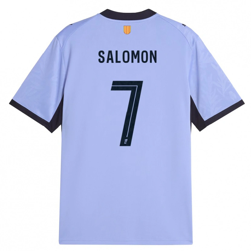 Danxen Kvinnor Maëva Salomon #7 Lavendel Svart Tredjesatsen Matchtröjor 2026/27 Tröjor T-Tröja
