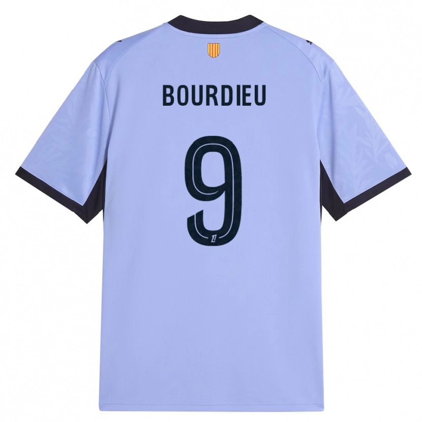 Danxen Kvinnor Mathilde Bourdieu #9 Lavendel Svart Tredjesatsen Matchtröjor 2026/27 Tröjor T-Tröja