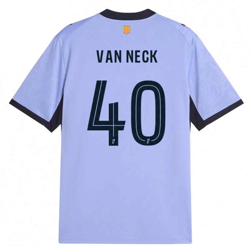 Danxen Kvinnor Jelle Van Neck #40 Lavendel Svart Tredjesatsen Matchtröjor 2026/27 Tröjor T-Tröja