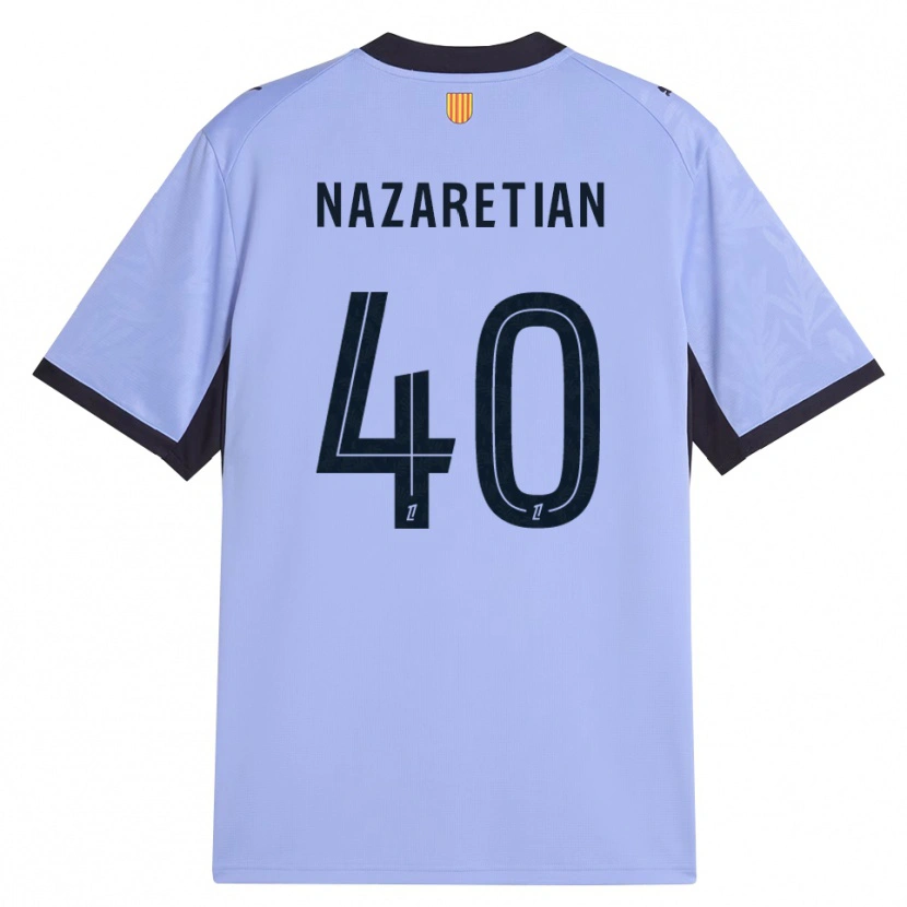 Danxen Kvinnor Manuel Nazaretian #40 Lavendel Svart Tredjesatsen Matchtröjor 2026/27 Tröjor T-Tröja