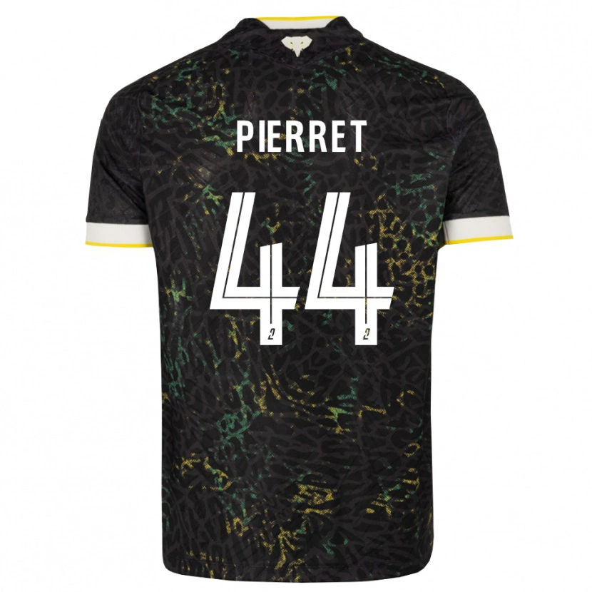 Danxen Kvinnor Balthazar Pierret #44 Svart Vit Gul Bortatröja Matchtröjor 2026/27 Tröjor T-Tröja