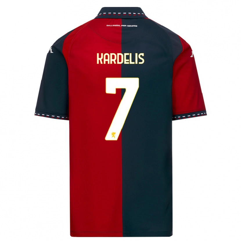 Danxen Barn Rojus Kardelis #7 Röd Svart Vit Hemmatröja Matchtröjor 2026/27 Tröjor T-Tröja