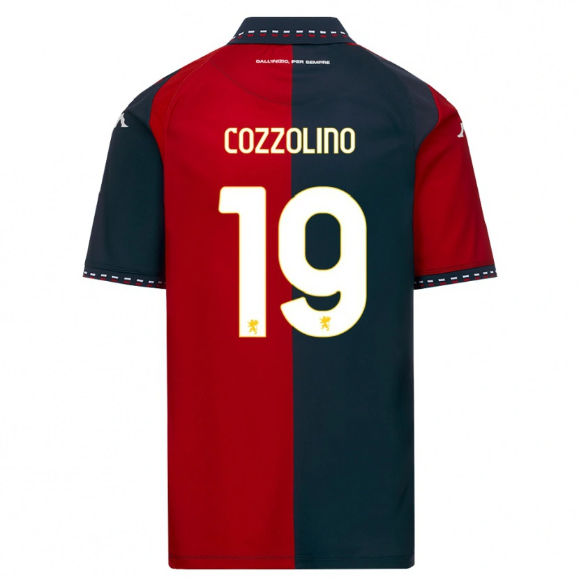 Danxen Barn Carmine Cozzolino #19 Röd Svart Vit Hemmatröja Matchtröjor 2026/27 Tröjor T-Tröja
