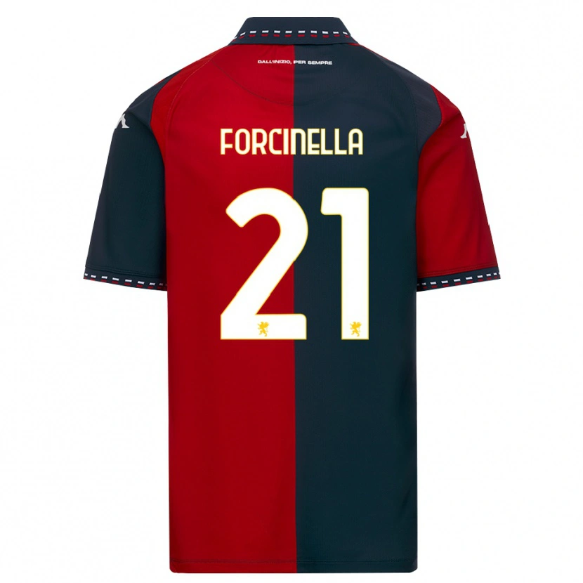 Danxen Barn Camilla Forcinella #21 Röd Svart Vit Hemmatröja Matchtröjor 2026/27 Tröjor T-Tröja