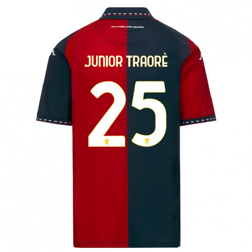 Danxen Barn Hamed Traoré #25 Röd Svart Vit Hemmatröja Matchtröjor 2026/27 Tröjor T-Tröja