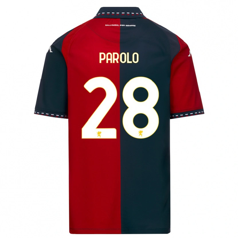 Danxen Barn Lucrezia Parolo #28 Röd Svart Vit Hemmatröja Matchtröjor 2026/27 Tröjor T-Tröja