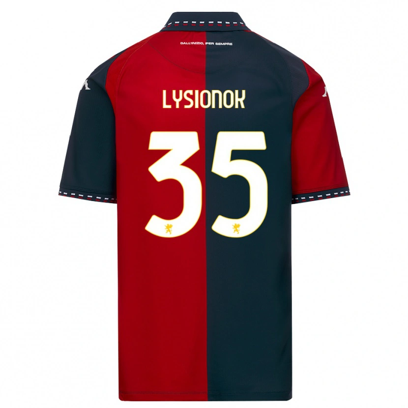 Danxen Barn Ernestas Lysionok #35 Röd Svart Vit Hemmatröja Matchtröjor 2026/27 Tröjor T-Tröja