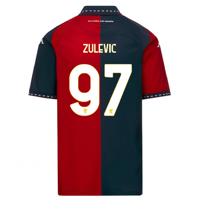 Danxen Barn Adam Zulevic #97 Röd Svart Vit Hemmatröja Matchtröjor 2026/27 Tröjor T-Tröja